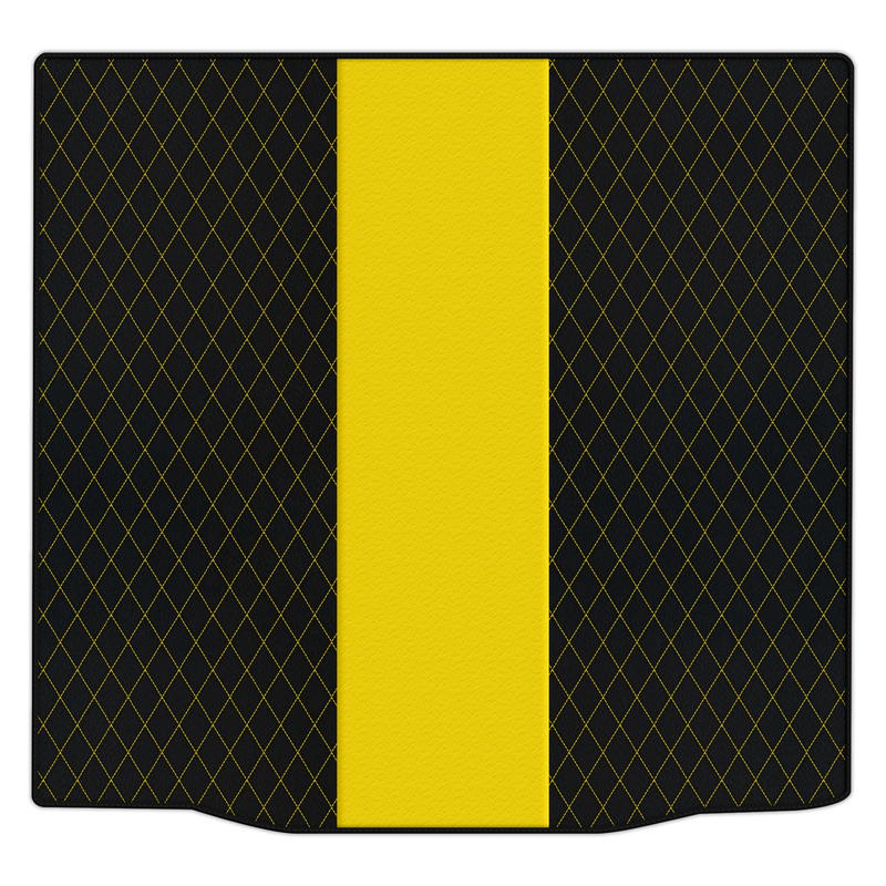 Customizable Leather Trunk Floor Mats with Single Diamond Pattern for BMW G20 4-door Sedan (2019-2024)