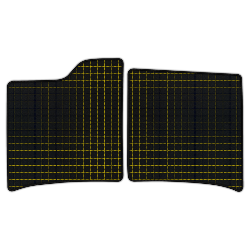 Customizable Leather Floor Mats with Square Pattern for Ferrari 12Cilindri (2024-2026)