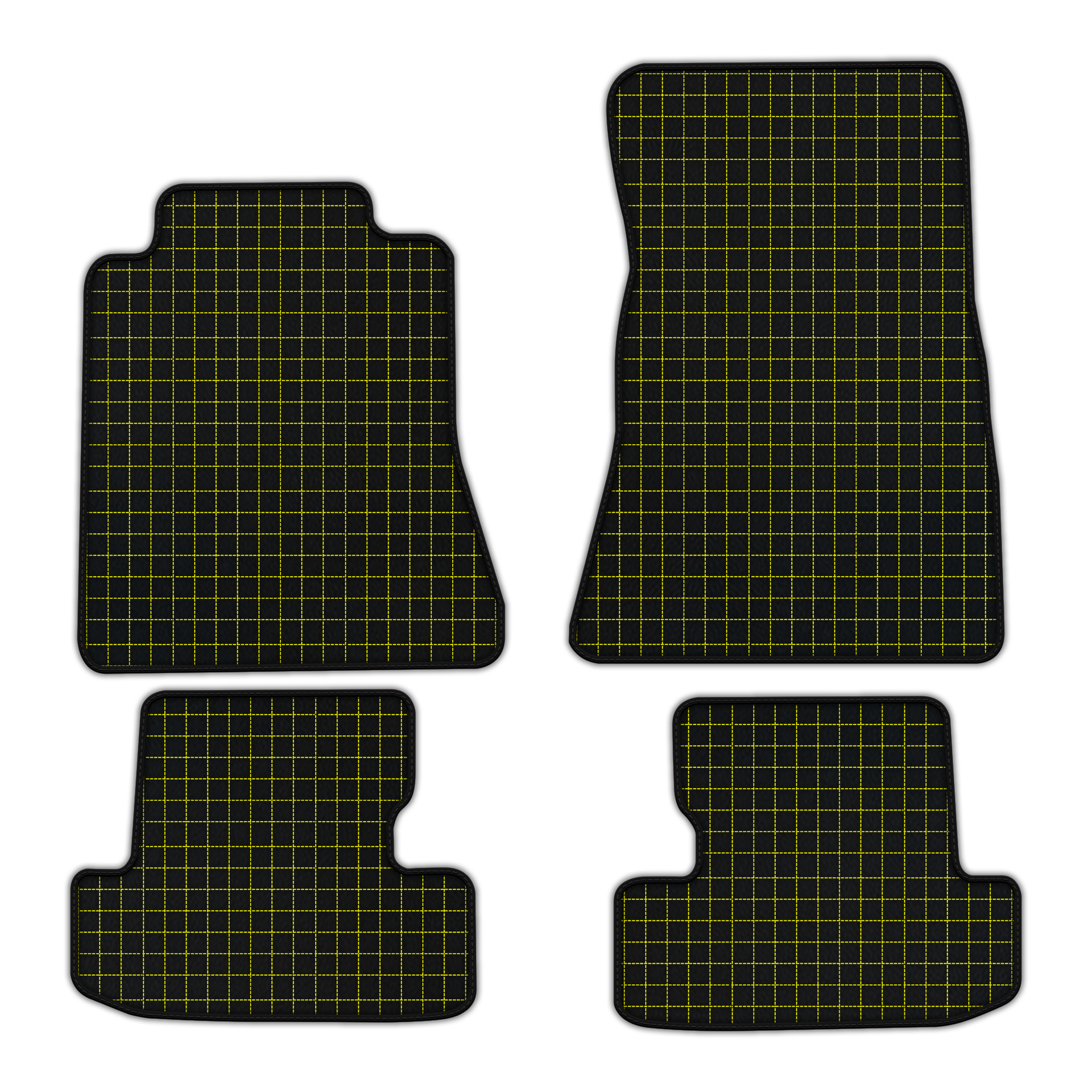 Customizable Leather Floor Mats for Ford Mustang VI (2015-2023)
