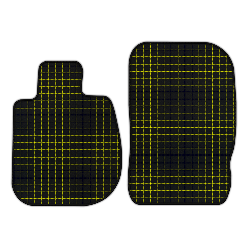 Customizable Leather Floor Mats with Square Pattern for Toyota GR Supra A90 (2019-2023)