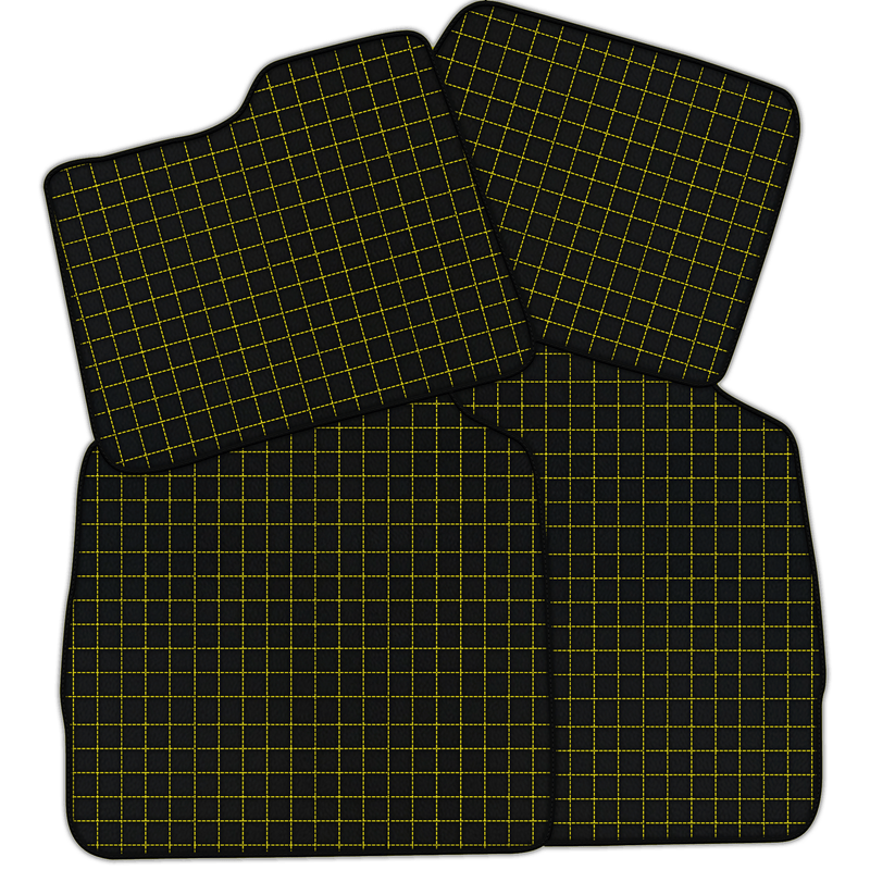 Customizable Square's Pattern Floor Mats for Ferrari Purosangue (2023-2024)