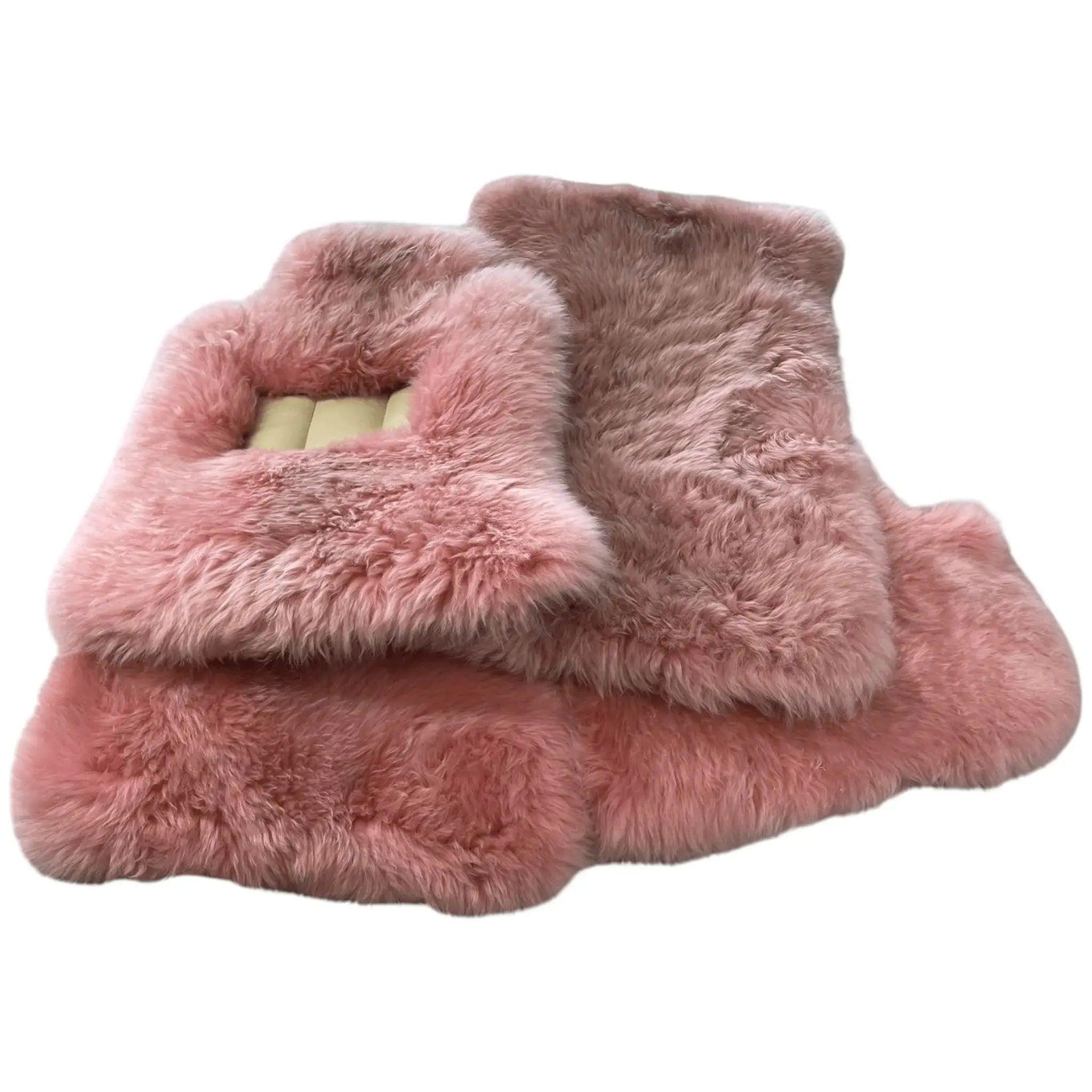 Various Colors of Sheepskin Floor Mats Tailored for the Lexus LC (2017-2024) - AutoWin