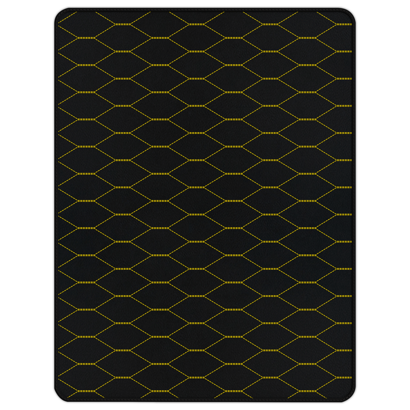 Anpassbare Kofferraum-Fußmatten aus Leder mit Viper-Hex-Muster für Ferrari 488 Pista Spider (2019-2021)