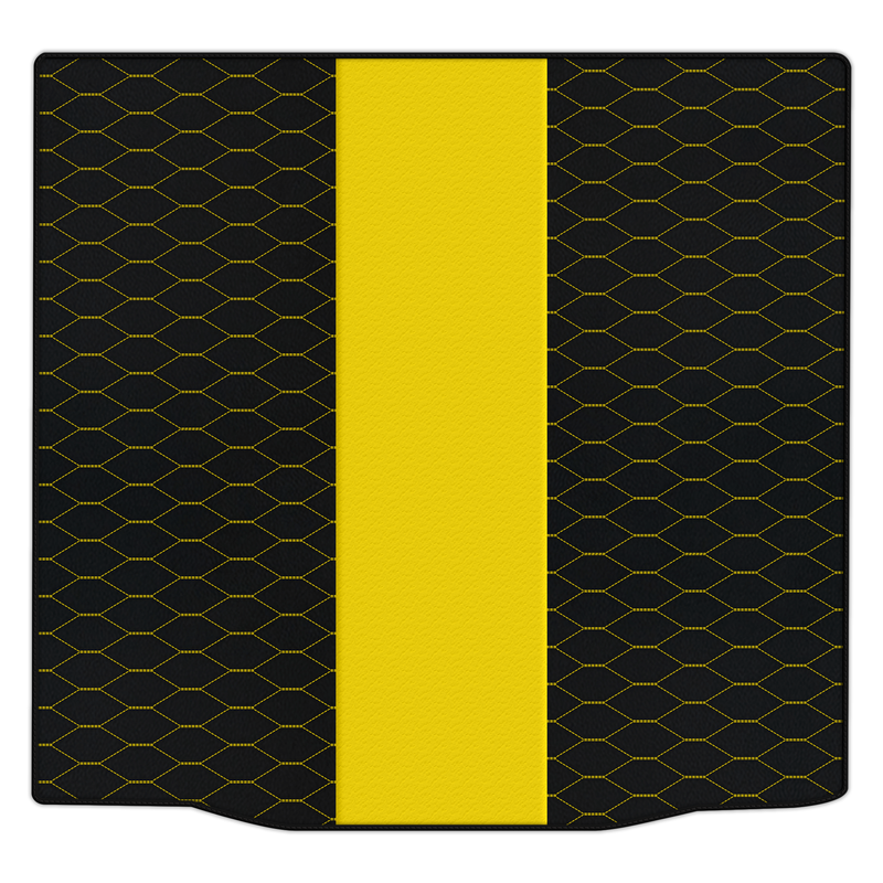 Skreddersydde Lær Bilmatter med Viper Hex Mønster for BMW