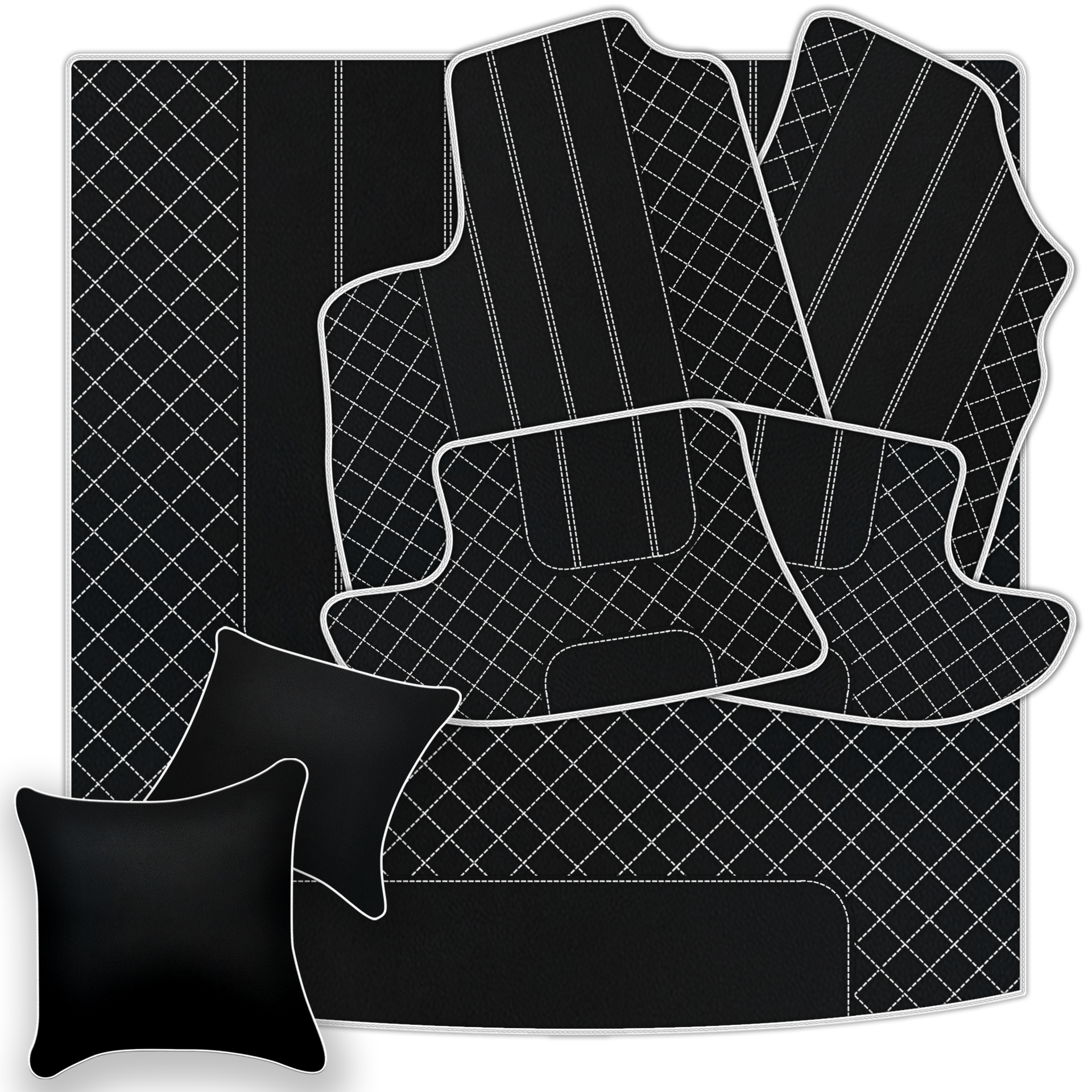 Bilen matter til Bentley Flying Spur (2019-2023) med oransje Alcantara-skinn - AutoWin