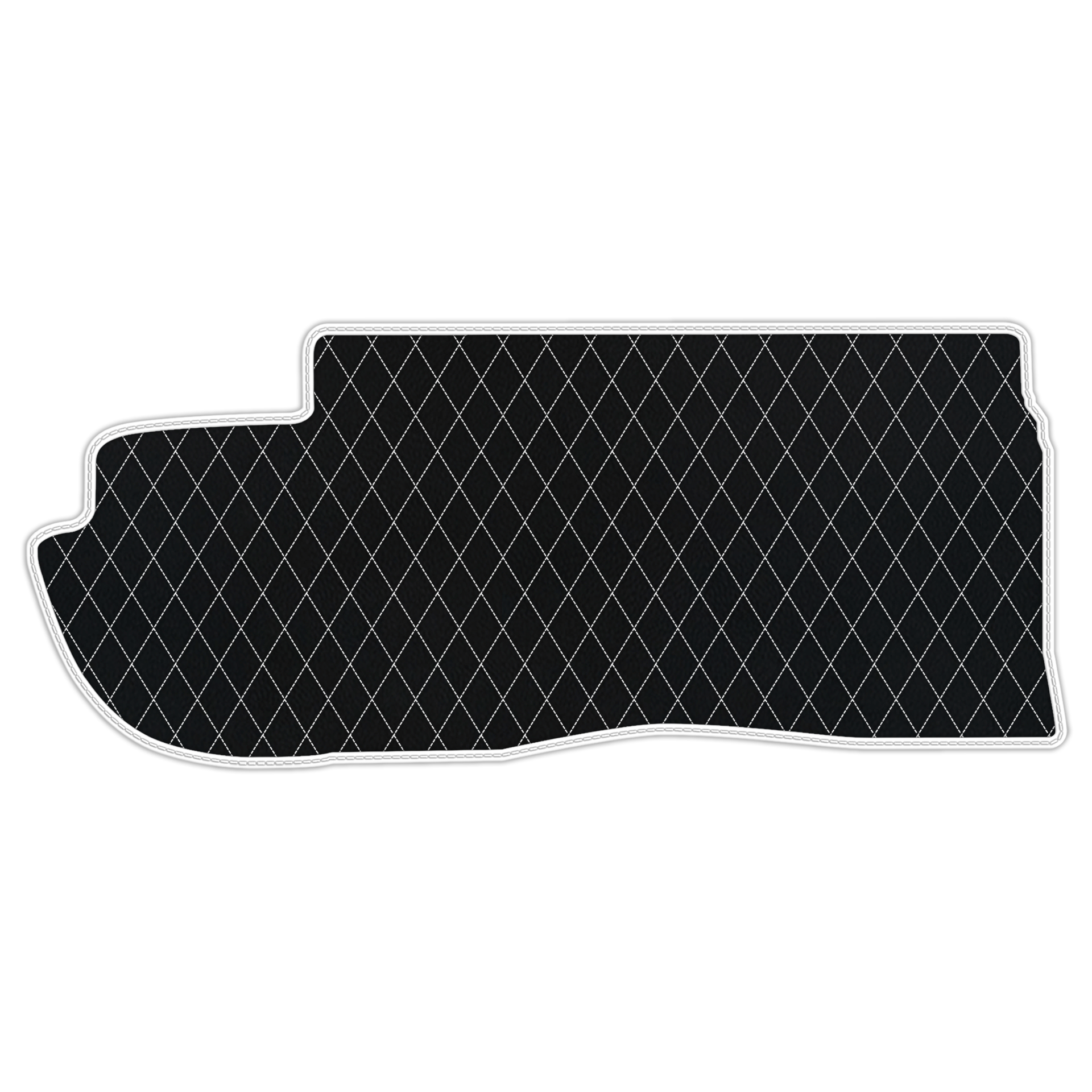 Custom Black Leather Floor Mats for Ferrari 599 Coupe (2006-2012)