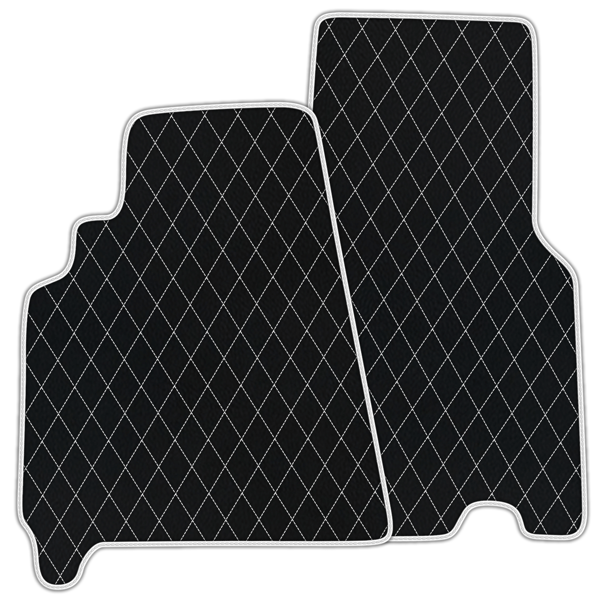 Customizable Floor Mats From Carpet With Leather for Ferrari 550 Maranello (1996-2002) - AutoWin
