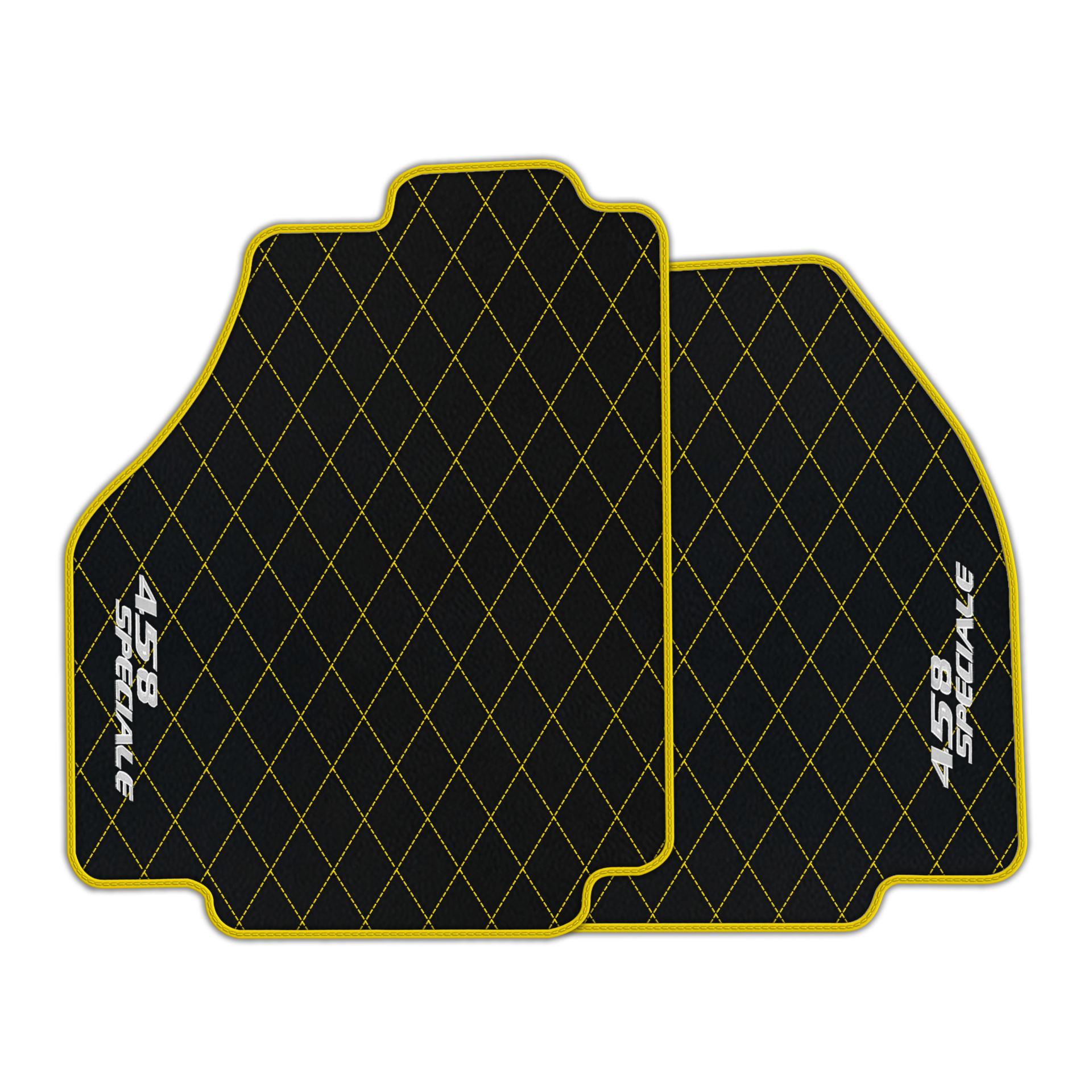Premium Black Leather Floor Mats for Ferrari 296 GTS (2022-2025)