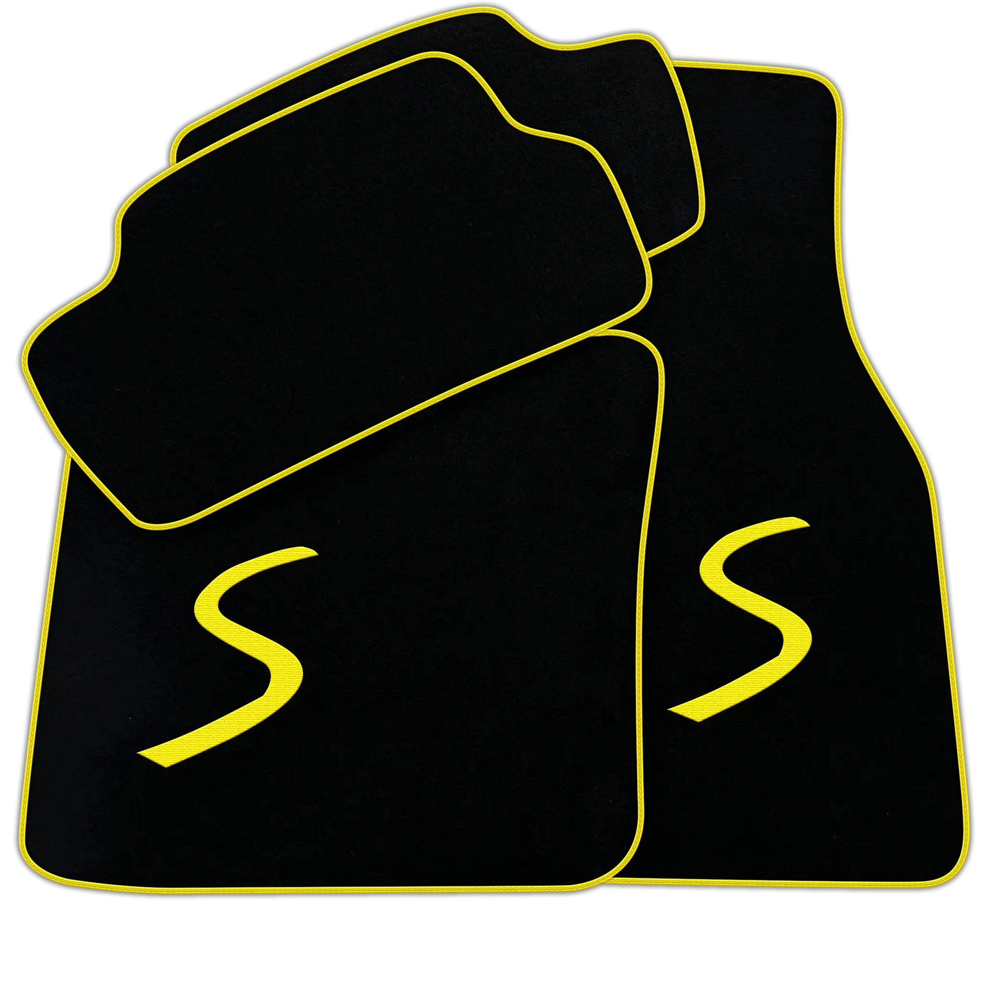 Black Floor Mats for Mini Cooper / One F56 3-Doors (2014-2023)