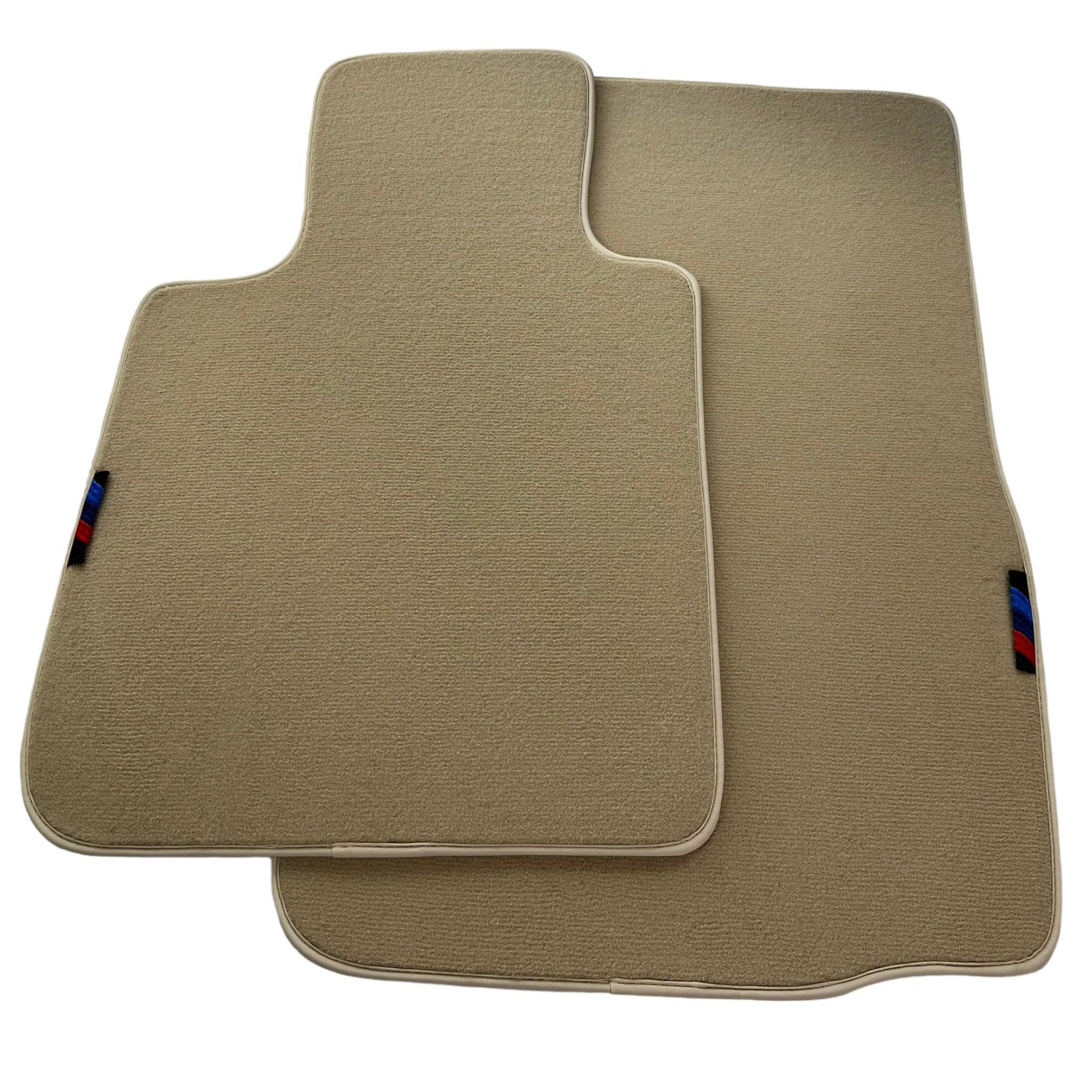 Beige Floor Mats For BMW Z4 Series E86 Coupe (2003-2008) With M Package - AutoWin