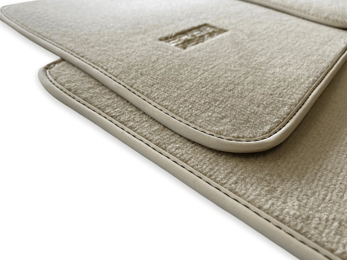 Beige Floor Mats for Rolls Royce Phantom VIII (2017-2024) ER56 Design
