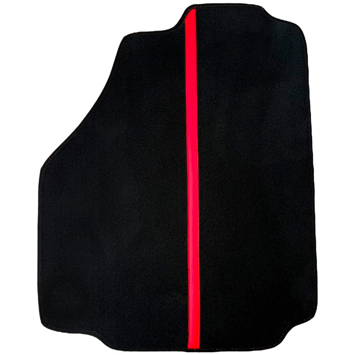 Black Car Floor Mats with Leather Line for Ferrari 488 Pista Spider (2019-2021) | Various Colors
