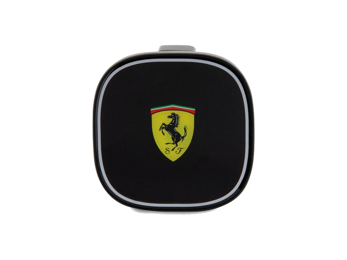 Black Ferrari MagSafe Car Vent Mount with 15W Wireless Charging