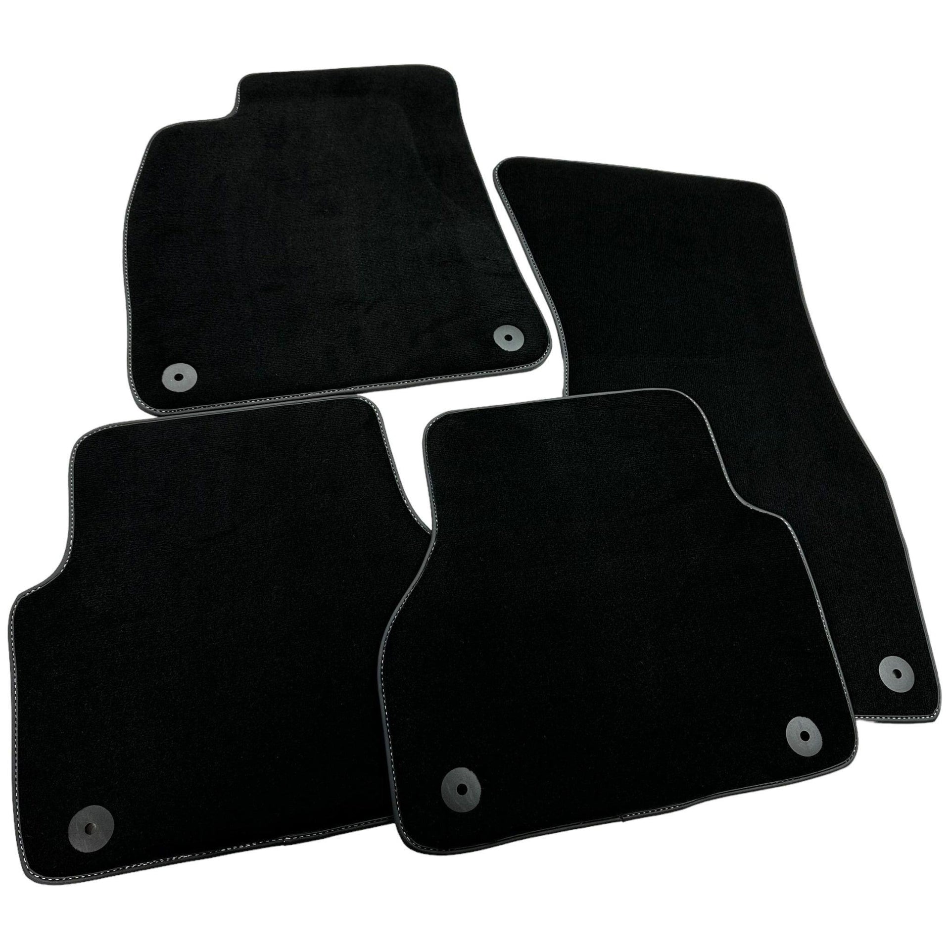Black Floor Mats For A6 - C8 Sedan (2018-2023) - AutoWin