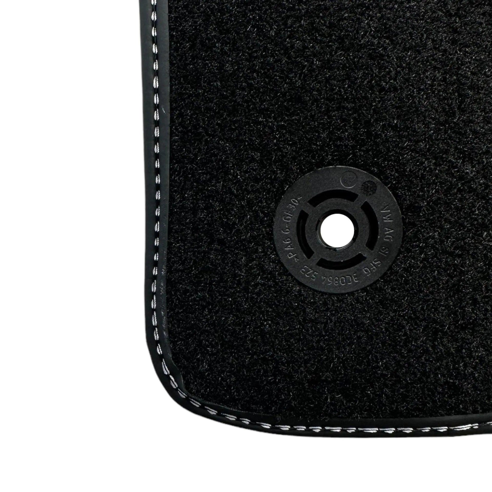 Black Floor Mats For Bentley Continental GT (2018–2023) Speed with Leather - AutoWin