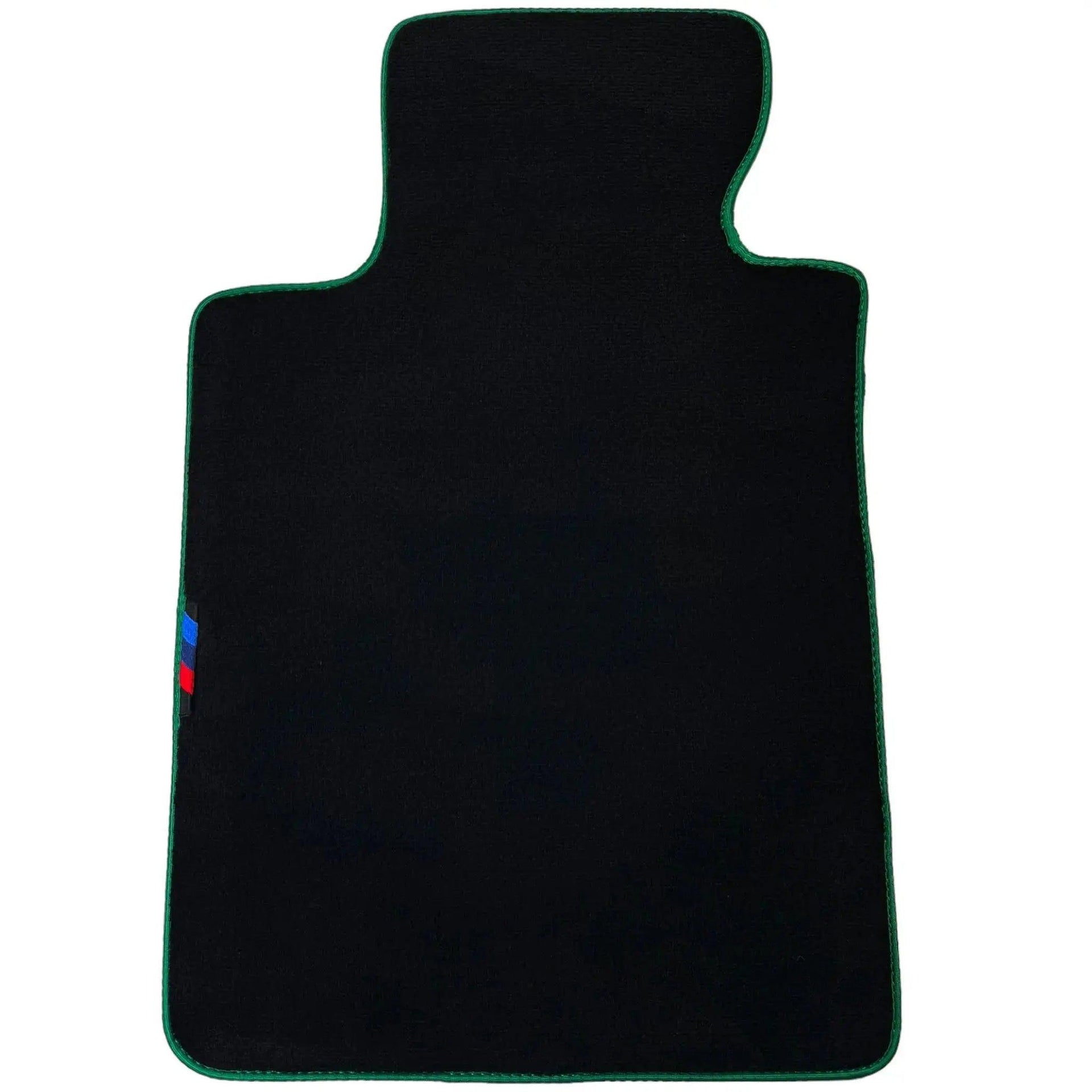 Black Floor Mats For BMW 2 Series F45 | Green Trim - AutoWin