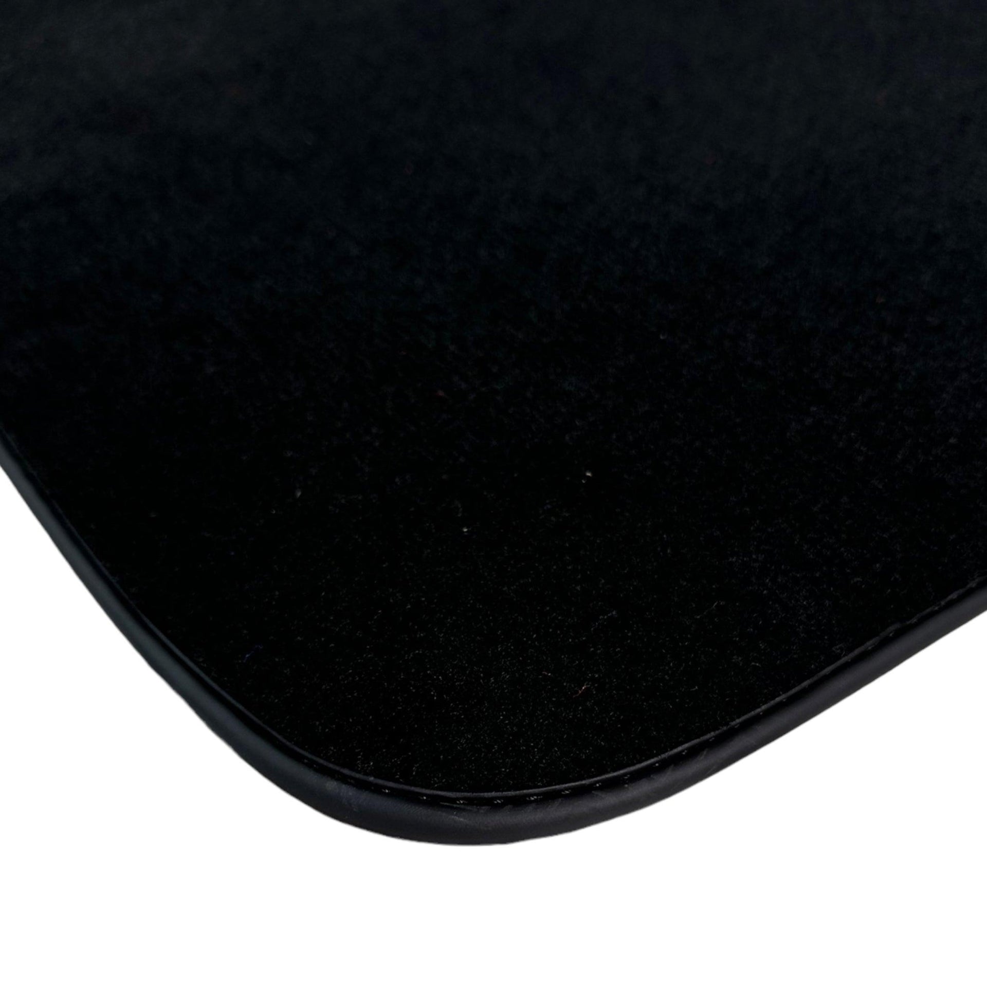 Black Floor Mats For BMW M3 4-door E90 With 3 Color Stripes Tailored Set Perfect Fit - AutoWin