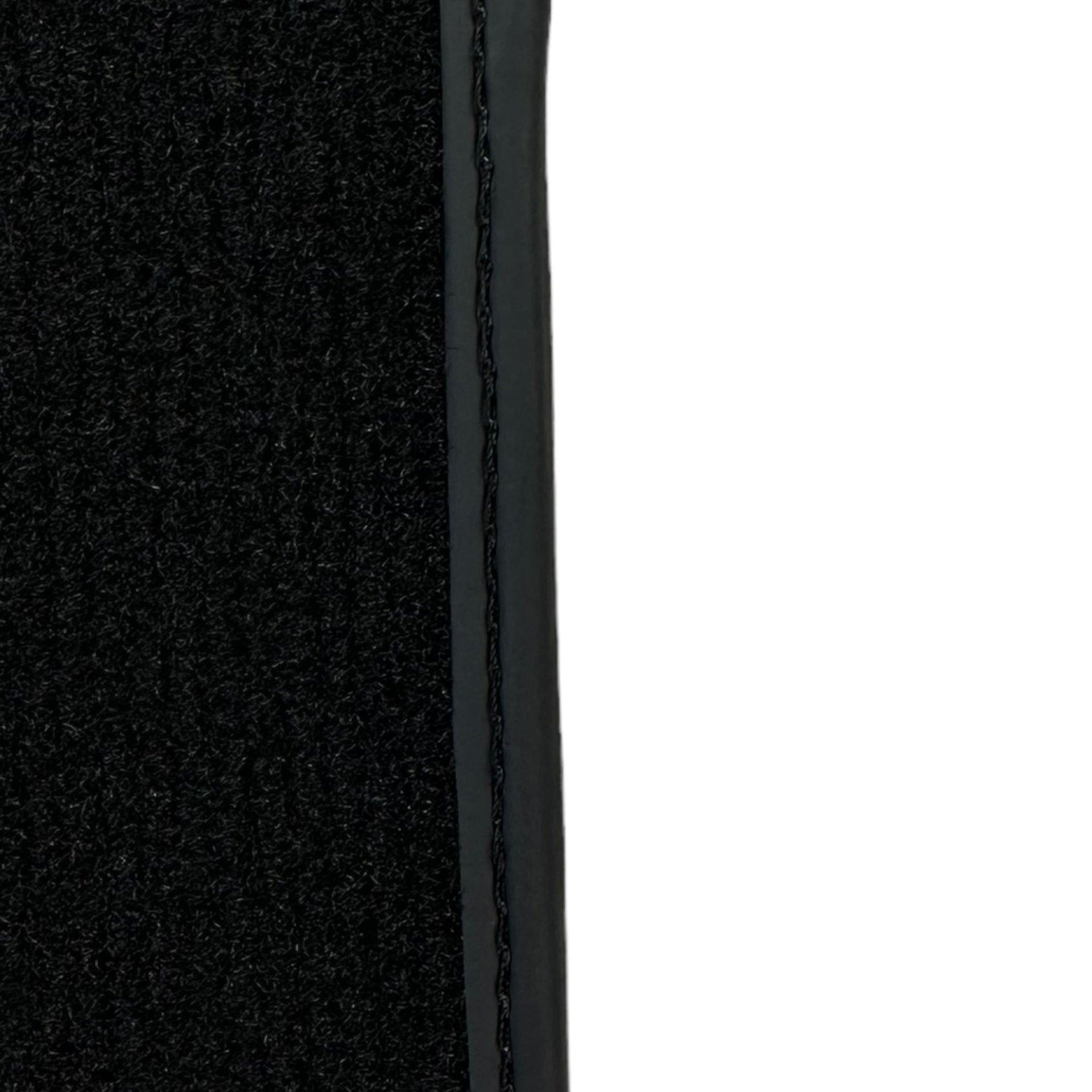 Black Floor Mats For BMW M5 E39 With 3 Color Stripes Tailored Set Perfect Fit - AutoWin