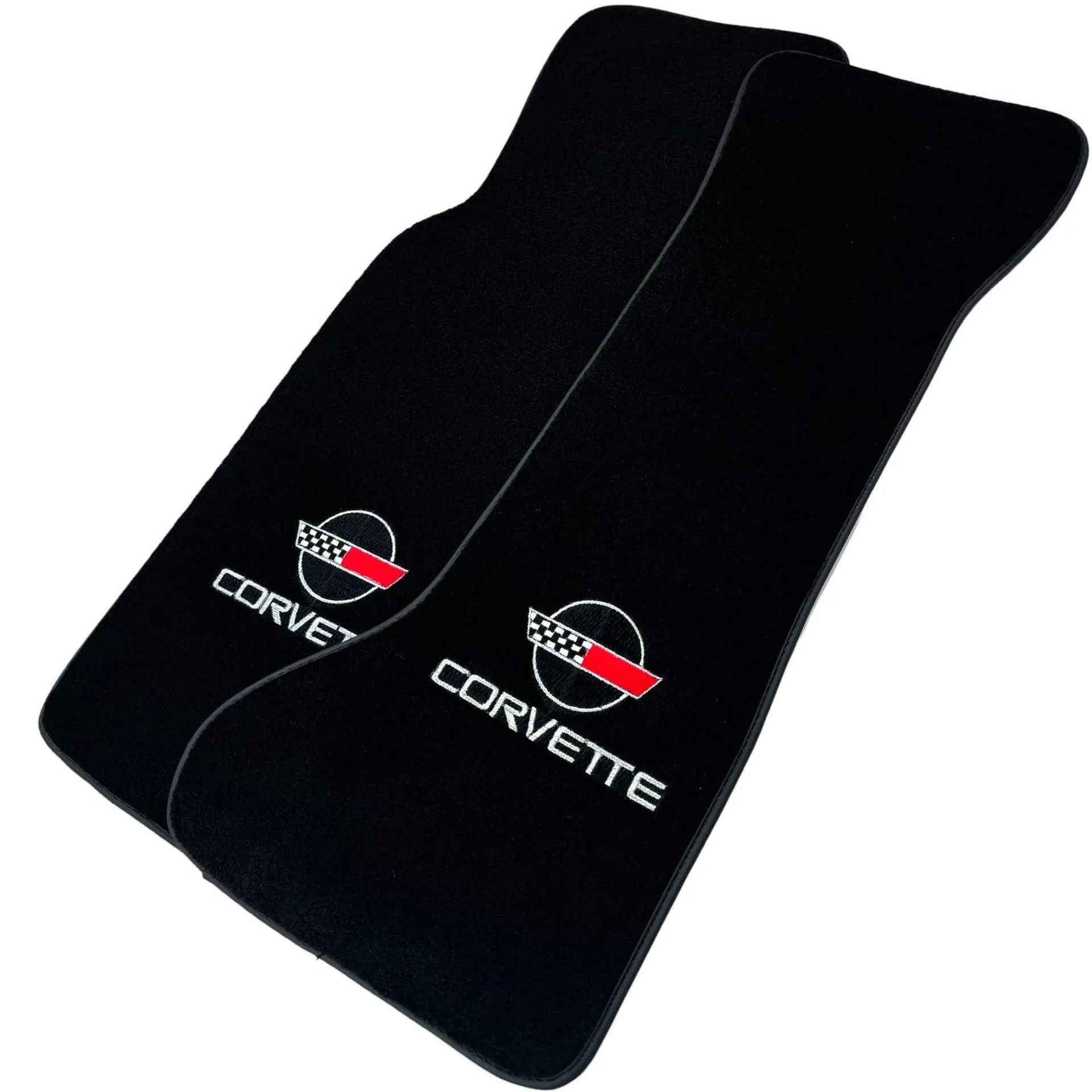 Black Floor Mats for Chevrolet Corvette C4 (1984-1996) - AutoWin