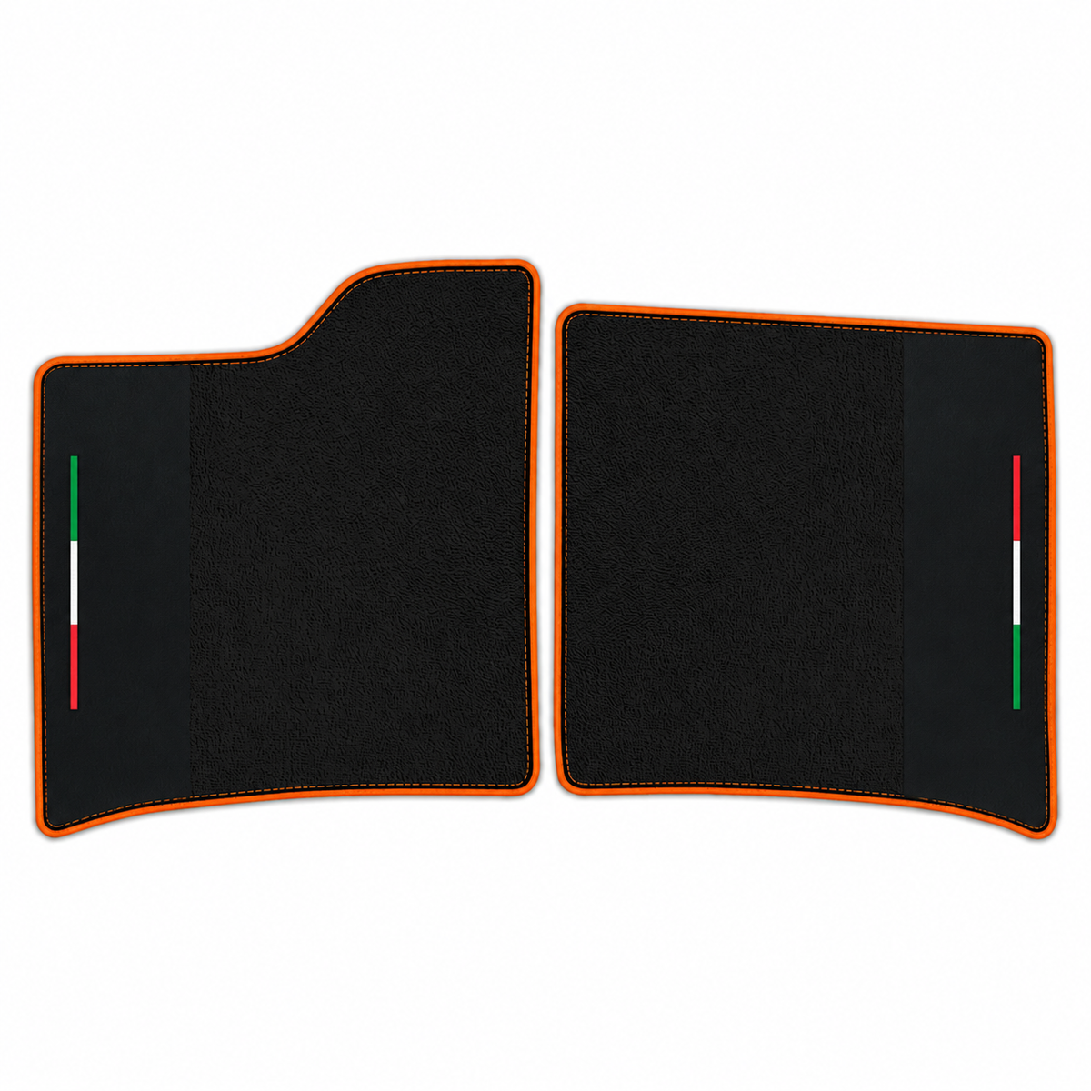 Passgenaue Autofußmatten aus Teppich mit Leder für Ferrari 12Cilindri (2024-2026)