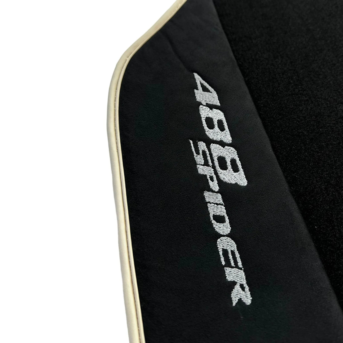 Black Floor Mats For Ferrari 488 Spider 2015-2022 - AutoWin