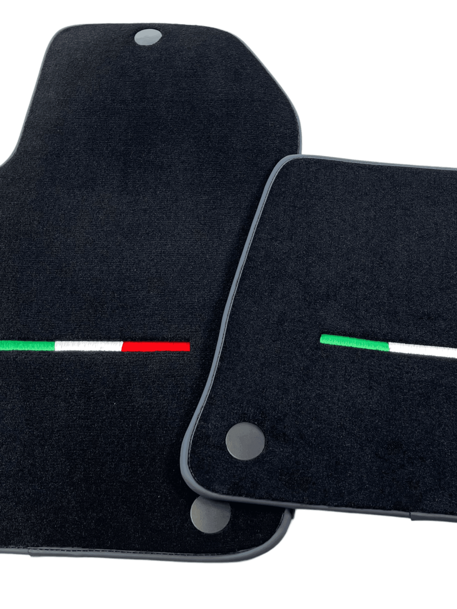 Black Floor Mats For Ferrari 612 Scaglietti 2005-2011 Italian Edition - AutoWin