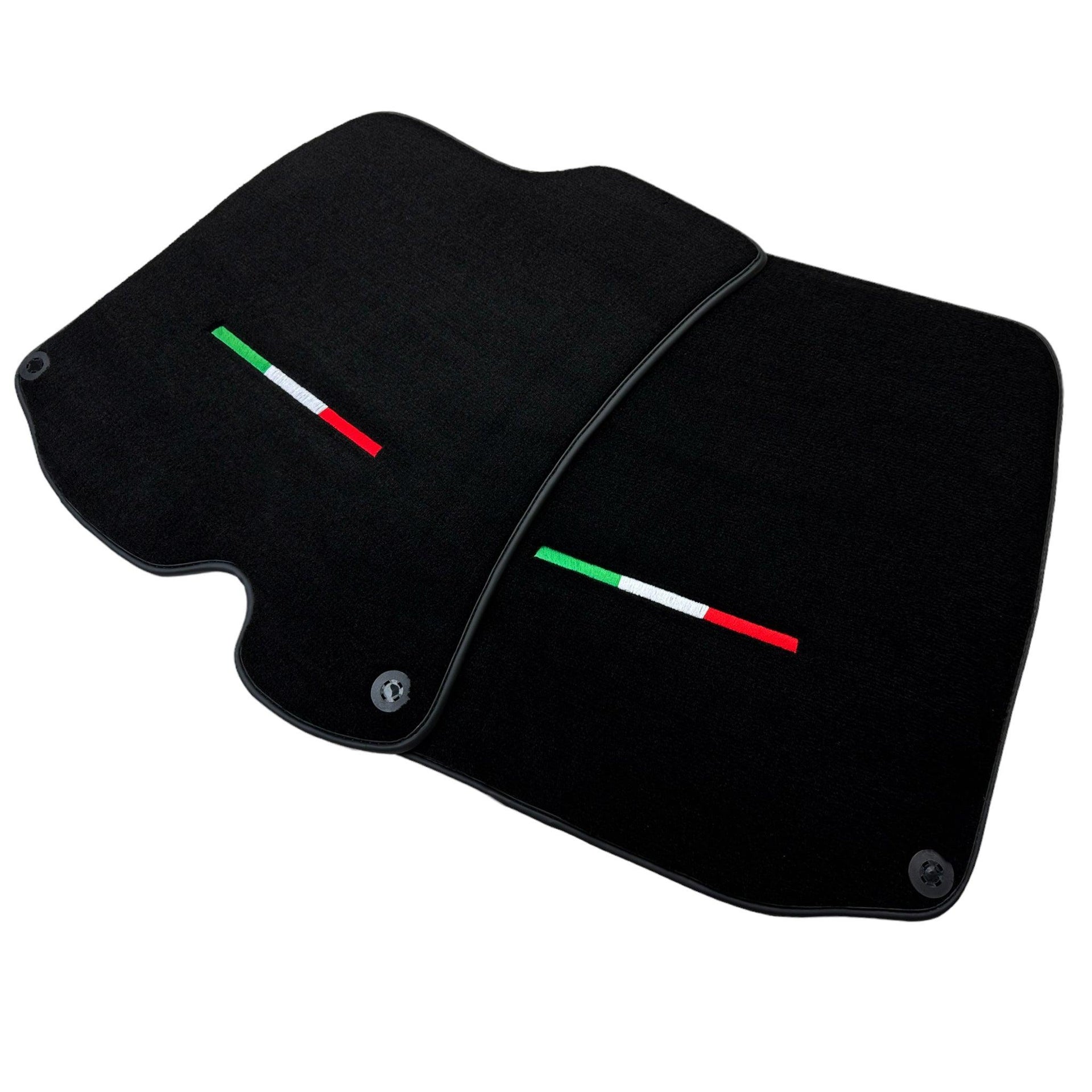 Black Floor Mats For Ferrari Portofino (2018-2023) Italian Edition - AutoWin