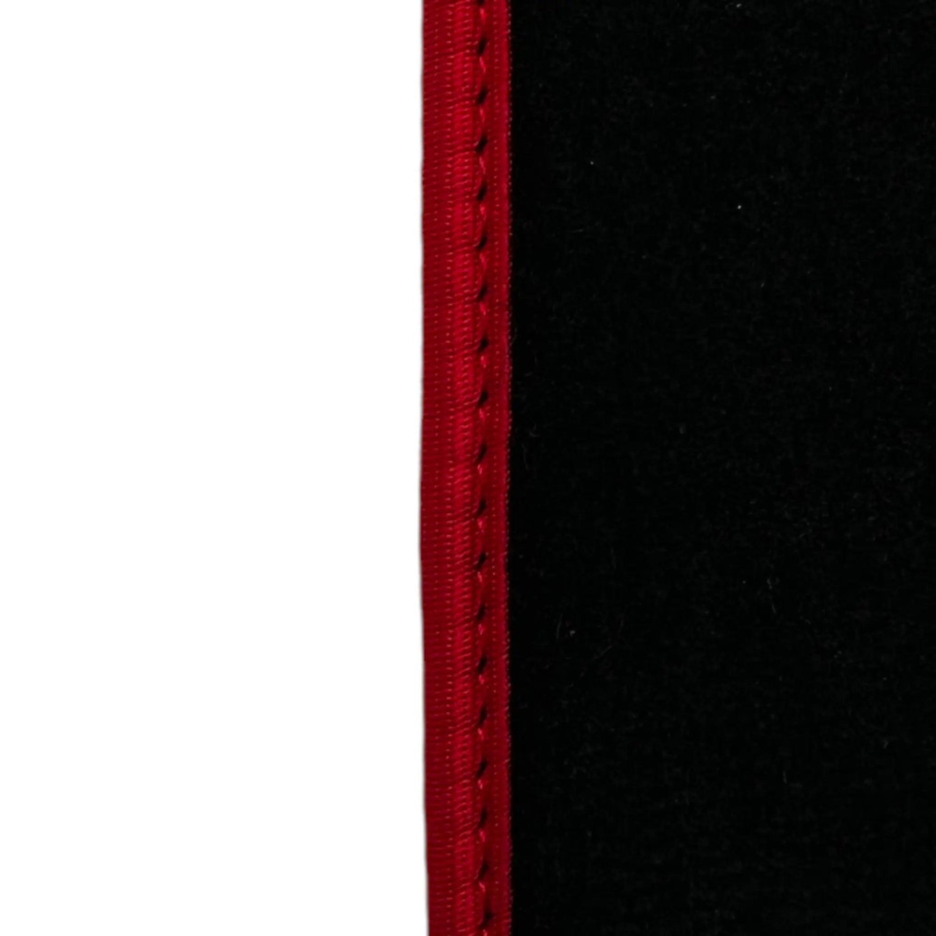 Black Floor Mats For Honda Civic VI (1995-2000) ER56 Design with Red Trim - AutoWin