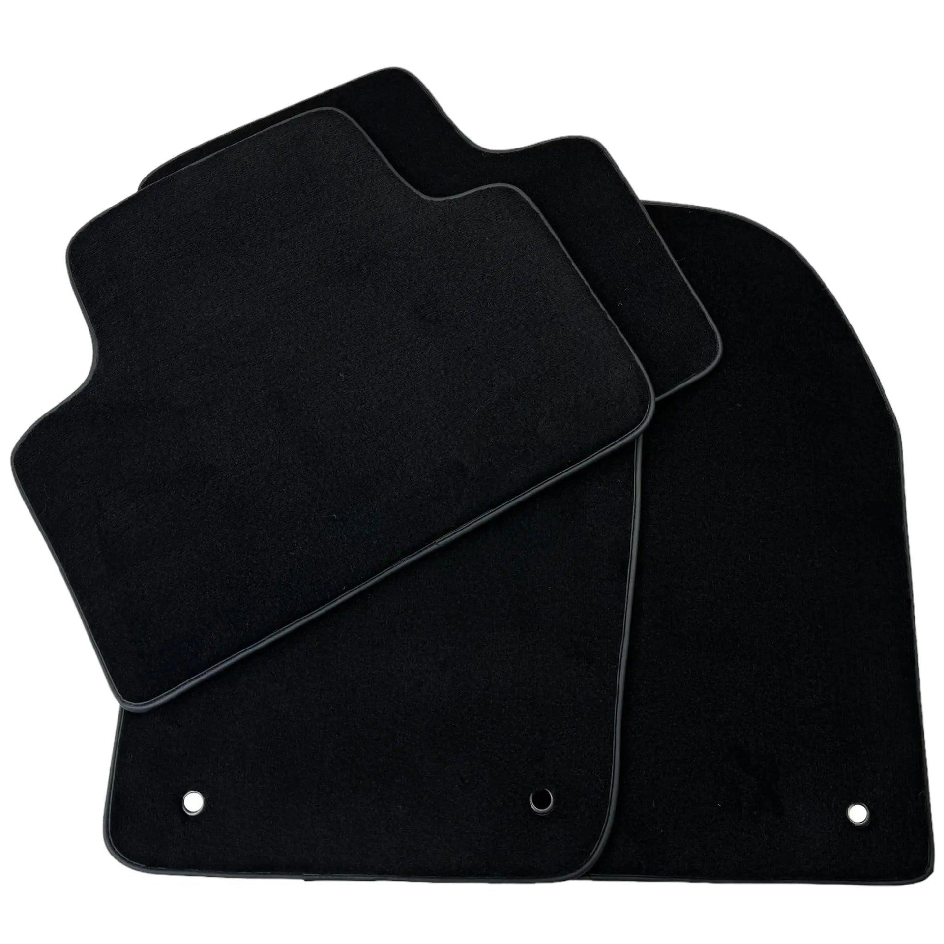 Black Floor Mats for Jeep Renegade (2014-2018) Distance Fixing Points Co-Driver 18 cm - AutoWin