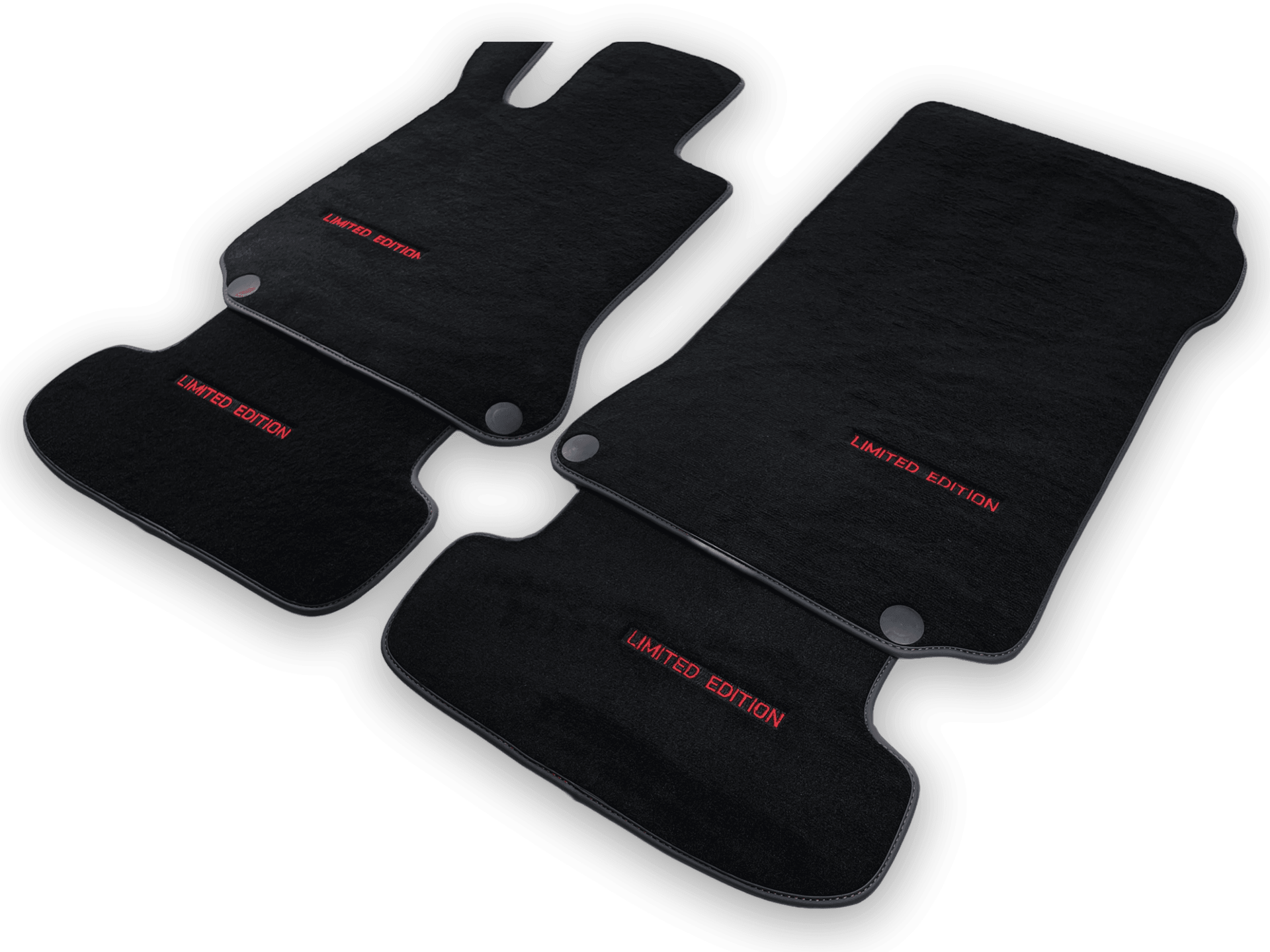 Black Floor Mats For Mercedes Benz C-Class S205 Wagon (2014-2018) | Limited Edition - AutoWin