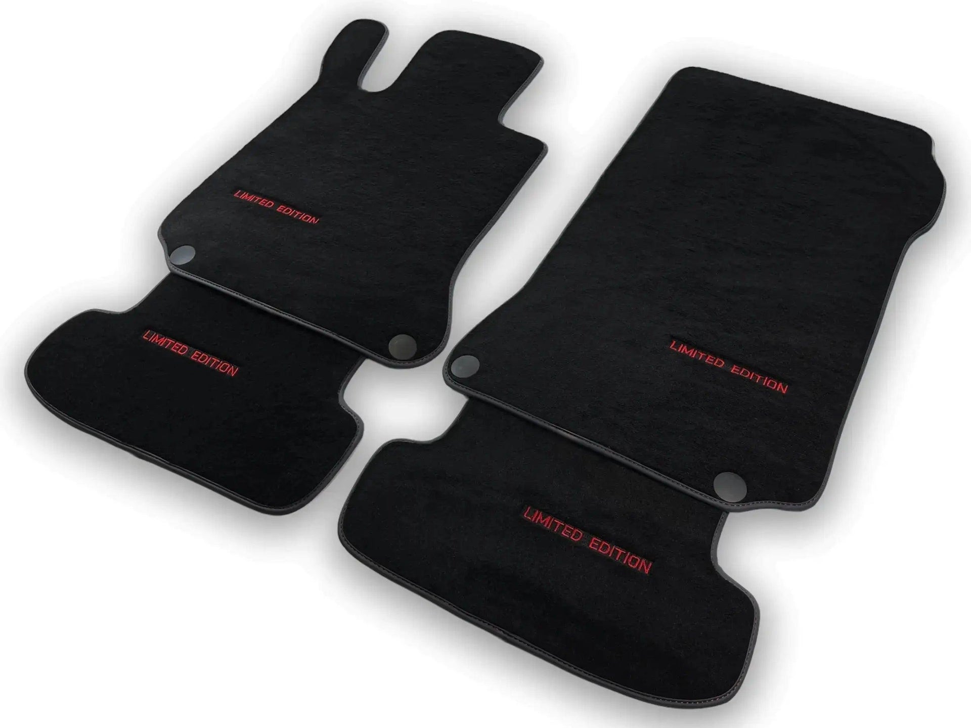 Black Floor Mats For Mercedes Benz E-Class S210 Estate 4Matic (1996-2003) | Limited Edition - AutoWin