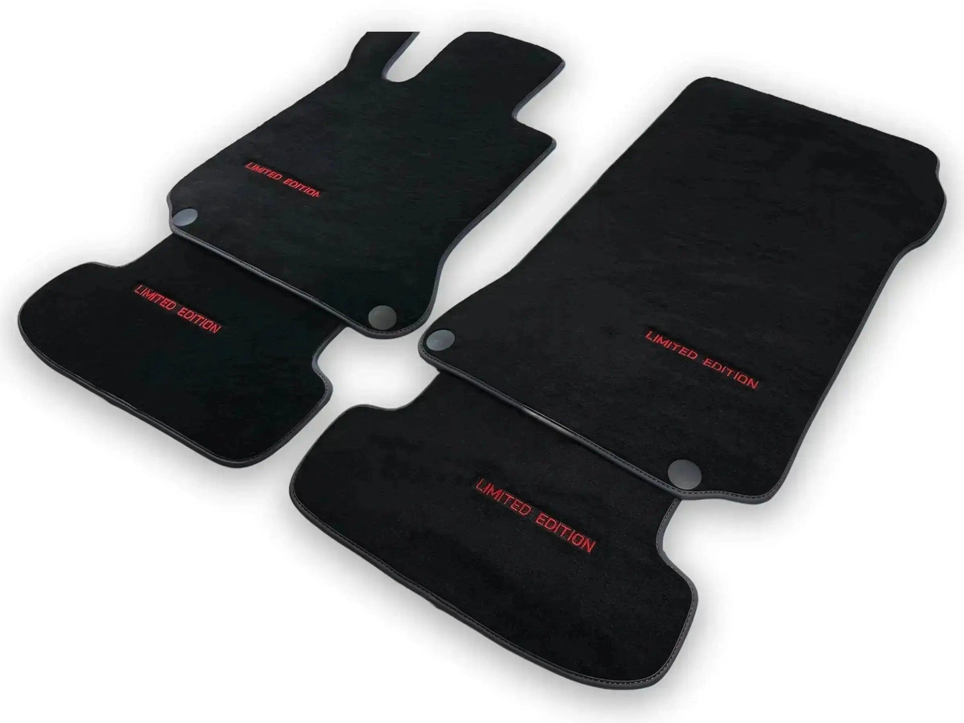 Black Floor Mats For Mercedes Benz EQS-Class X296 (2022-2023) | Limited Edition - AutoWin