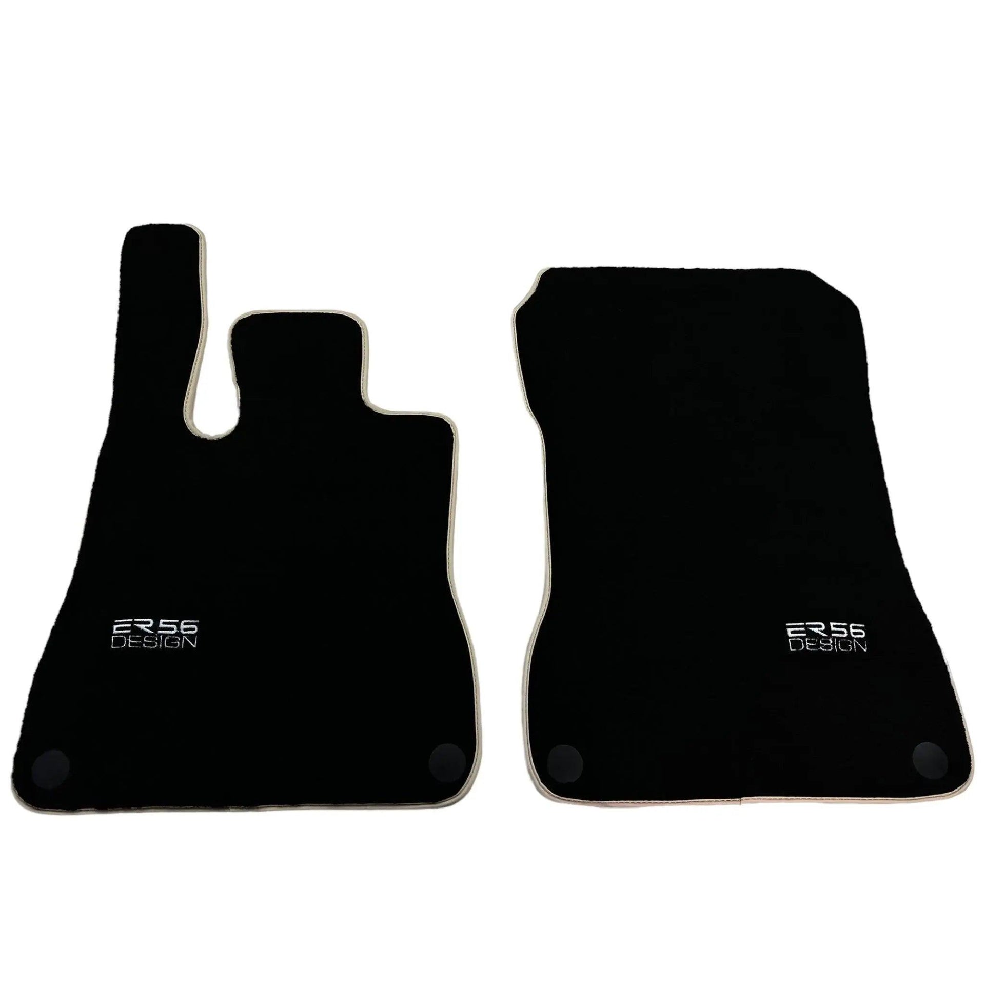 Black Floor Mats For Mercedes-Benz SL-Class R129 (1989-2001) ER56 Design - AutoWin