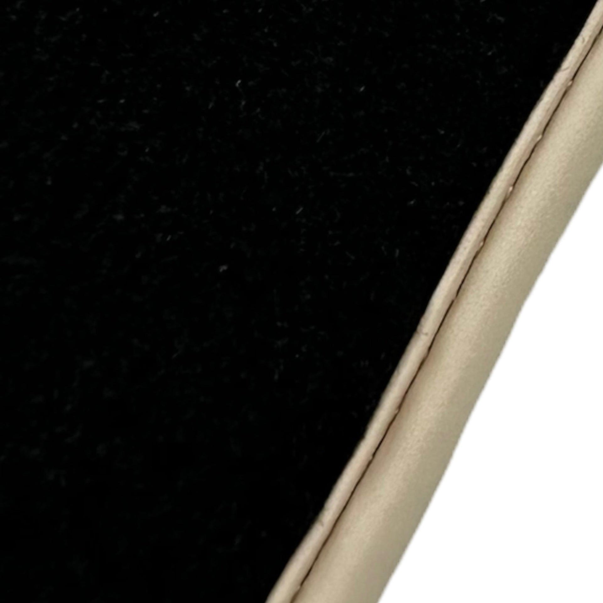 Black Floor Mats For Mercedes-Benz SL-Class R230 (2001-2012) Beige Trim | ER56 Design - AutoWin