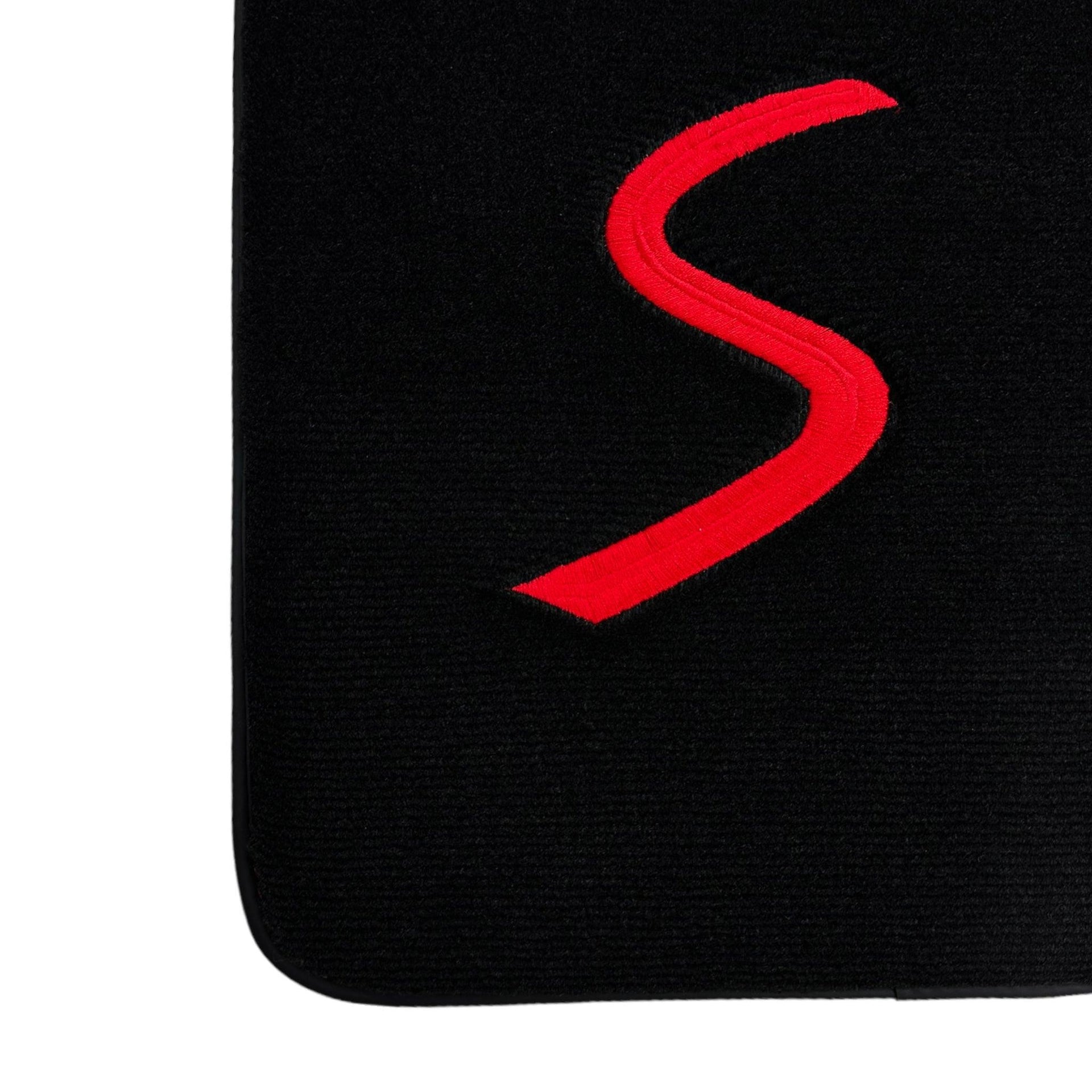 Black Floor Mats for Mini Cabrio F57 Convertible (2016-2023) - AutoWin