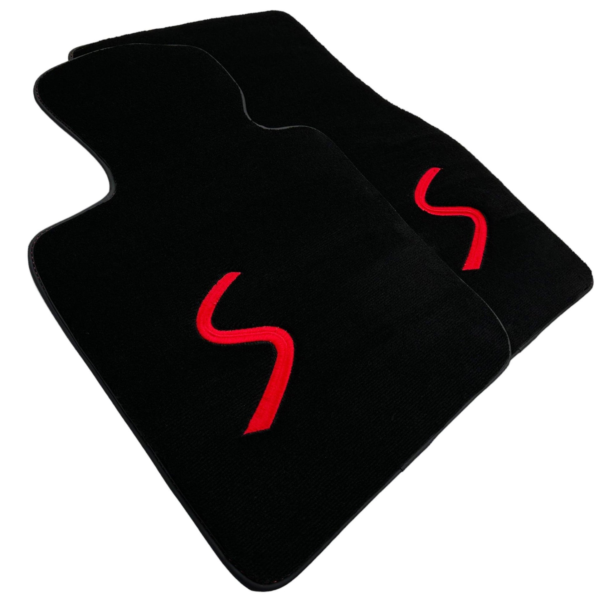 Black Floor Mats for Mini Cabrio F57 Convertible (2016-2023) - AutoWin