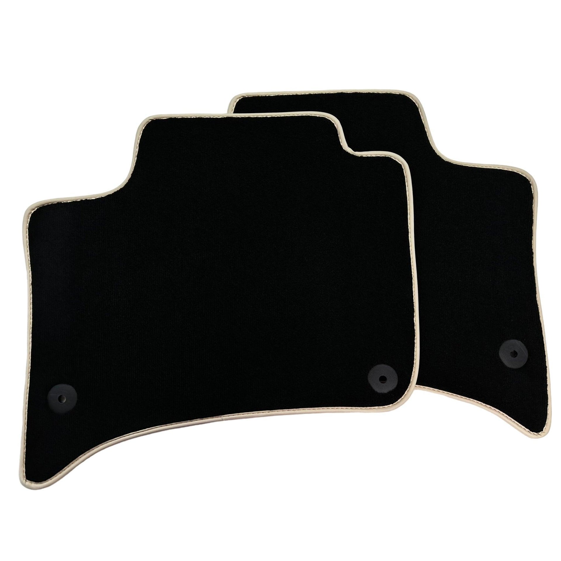 Black Floor Mats for Porsche Cayenne (2010-2018) ER56 Design - AutoWin