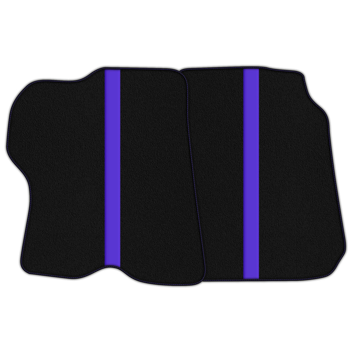Black Floor Mats with Leather Line for Ferrari GTC4 Lusso (2016-2023) - Various Colors