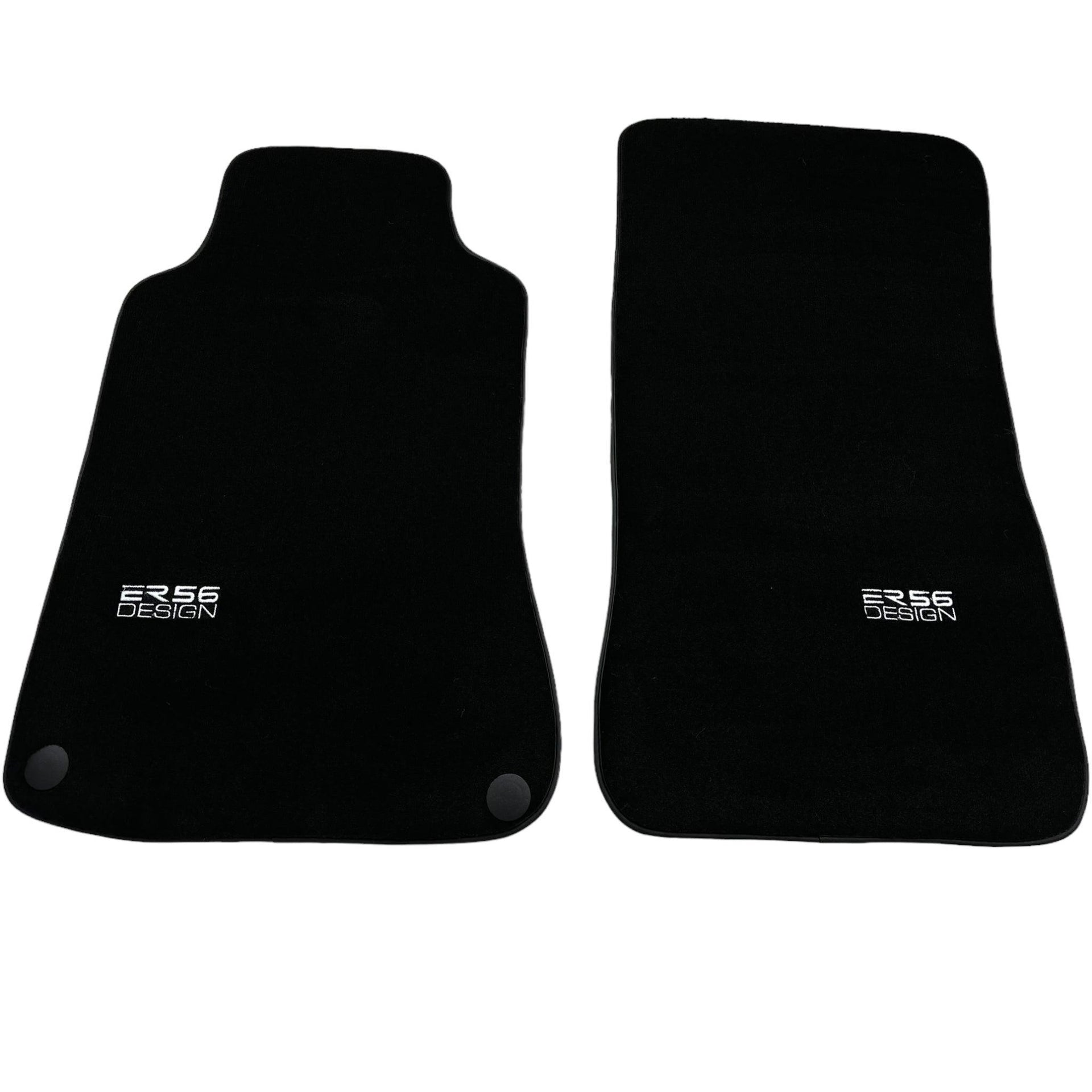 Black Luxury Floor Mats for Mercedes Benz C-Class W203 Sedan (2000-2007) | ER56 Design - AutoWin