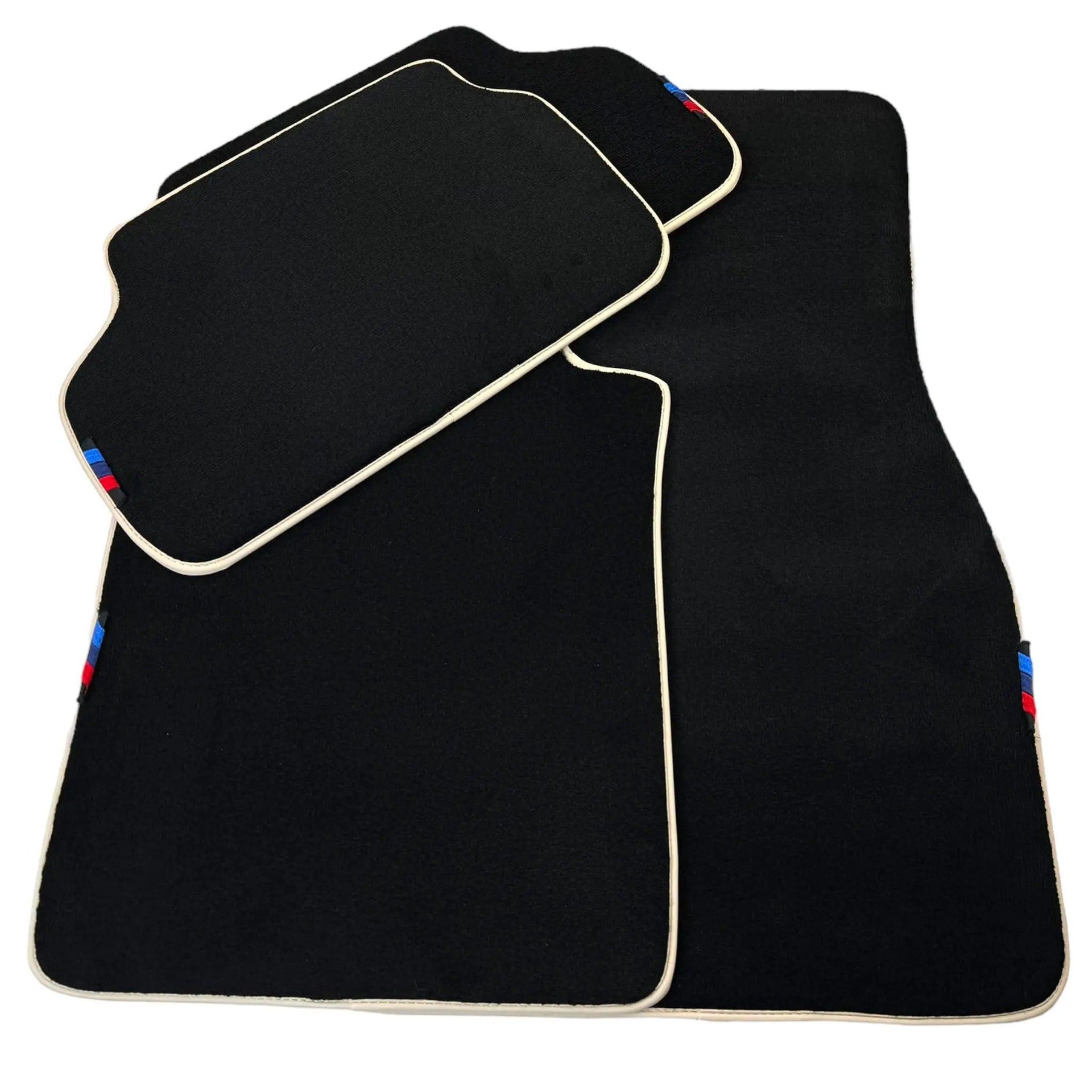 Black Mats For BMW 5 Series G30 | Beige Trim - AutoWin