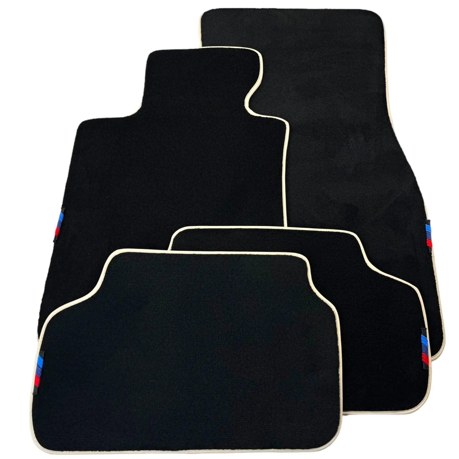 Black Mats For BMW 5 Series G30 | Beige Trim - AutoWin