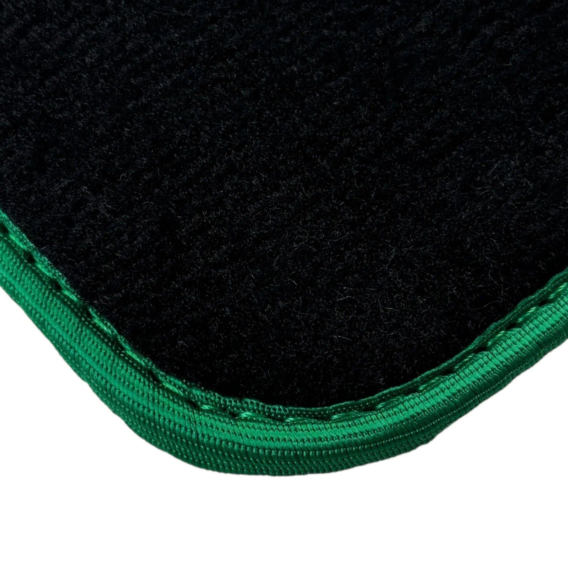 Black Mats For BMW Gran Tourer F46 (2015-2022) 7 Seats | Green Trim - AutoWin