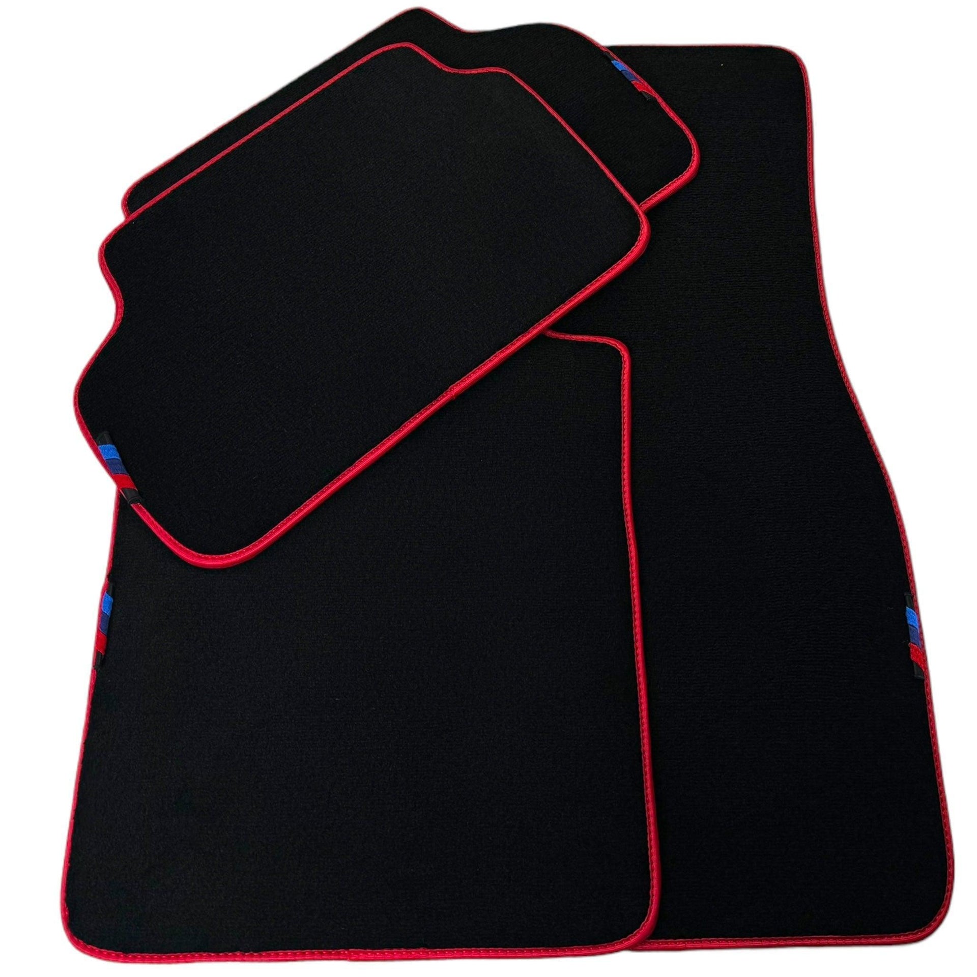 Black Mats For BMW U06 (2022-2026) | Red Trim - AutoWin