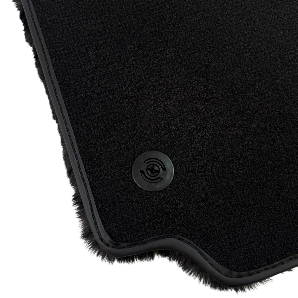 Black Sheepskin Floor Mats for Ferrari 458 Italia (2009-2015)