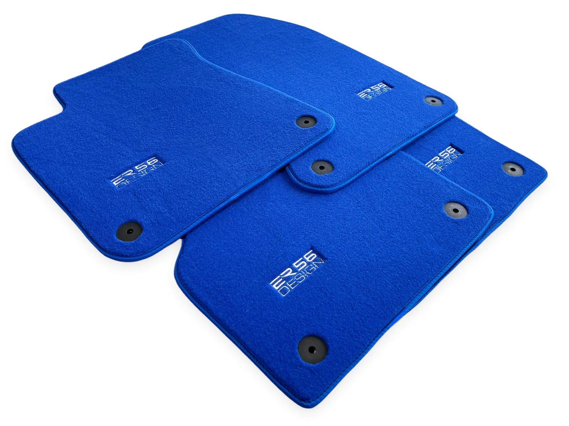 Blue Floor Mats for AudiQ3 F3 Sportback (2018-2024) | ER56 Design - AutoWin