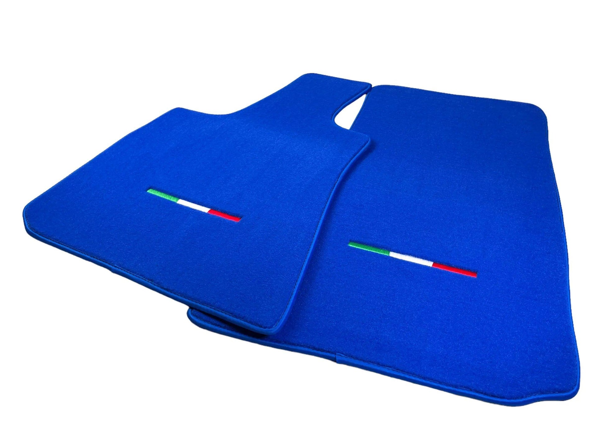 Blue Floor Mats For Maserati Coupé (2001-2007) Italy Edition - AutoWin