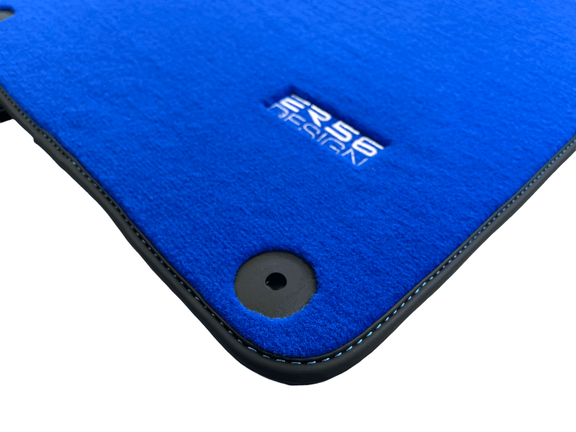 Blue Floor Mats for Porsche 981 Boxster (2013-2016) ER56 Design - AutoWin