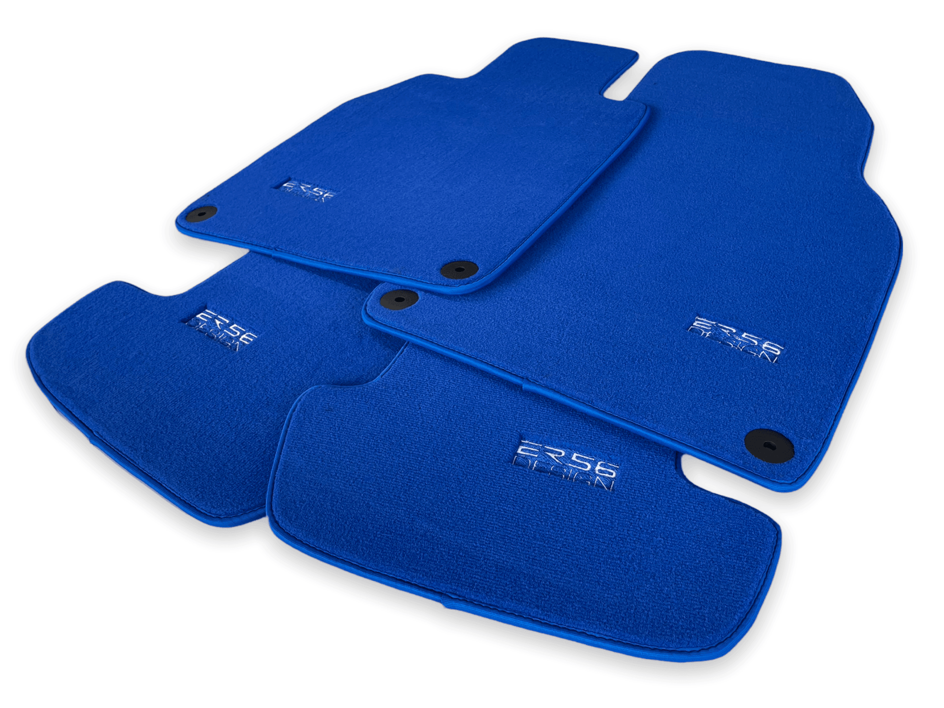 Blue Floor Mats for Porsche Cayenne (2003-2010) | ER56 Design - AutoWin