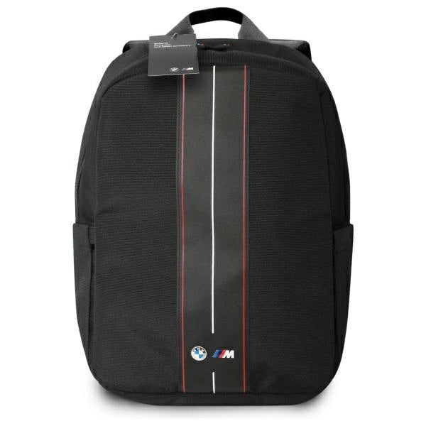 BMW Ryggsekk 16" med Svart Nylon Rød Stripe