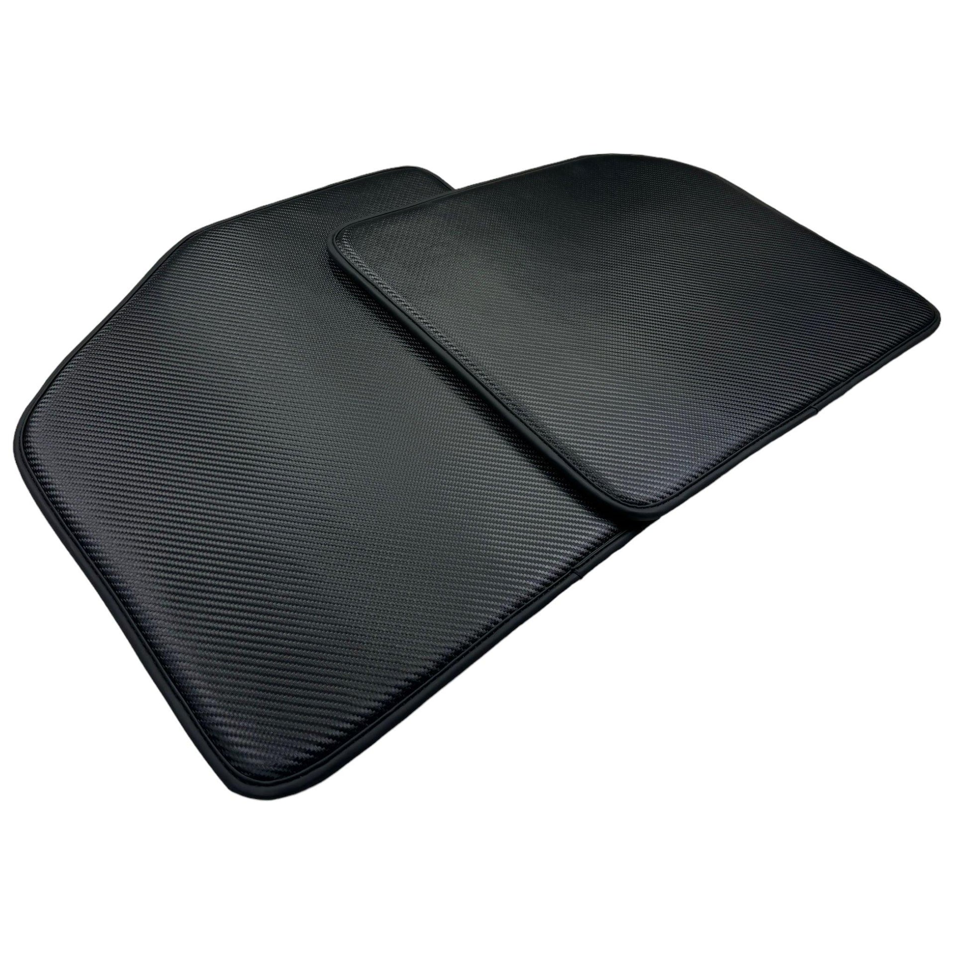 Carbon Fiber Leather Floor Mats for Porsche Carrera GT (2004-2006) - AutoWin